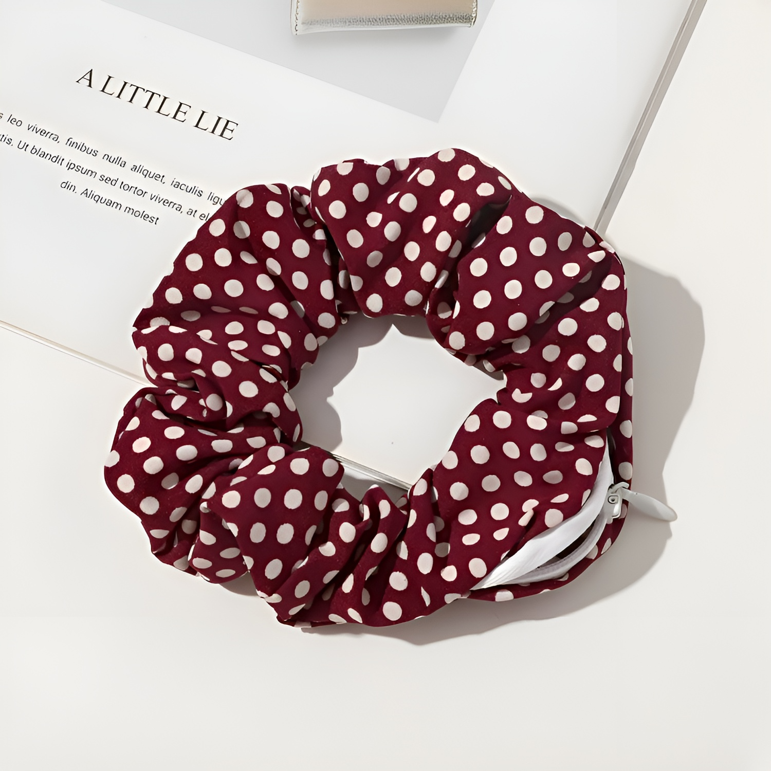 Attache à cheveux pour fille Fermeture éclair secrète (10 styles)