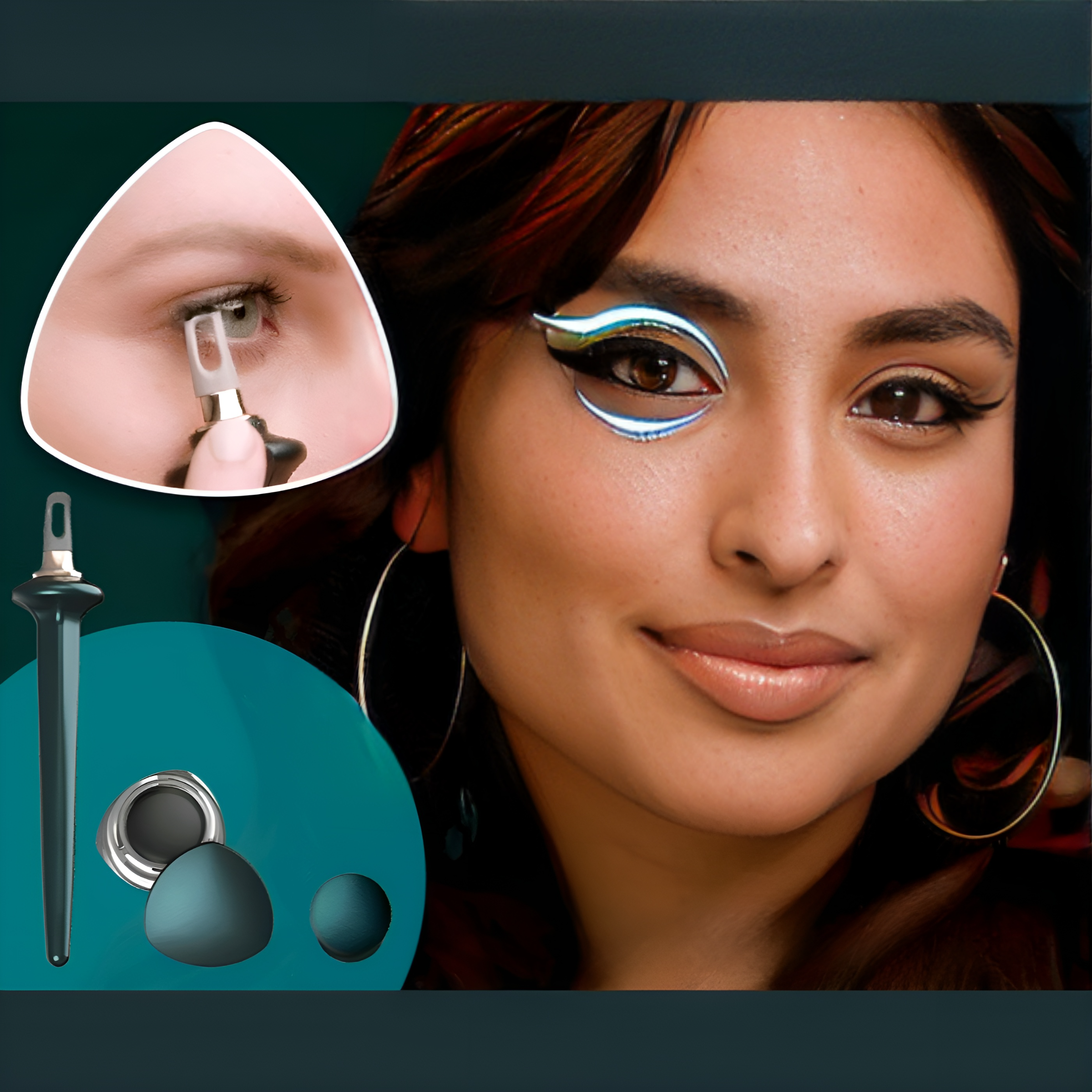 Outil d'eye-liner sans saut impeccable